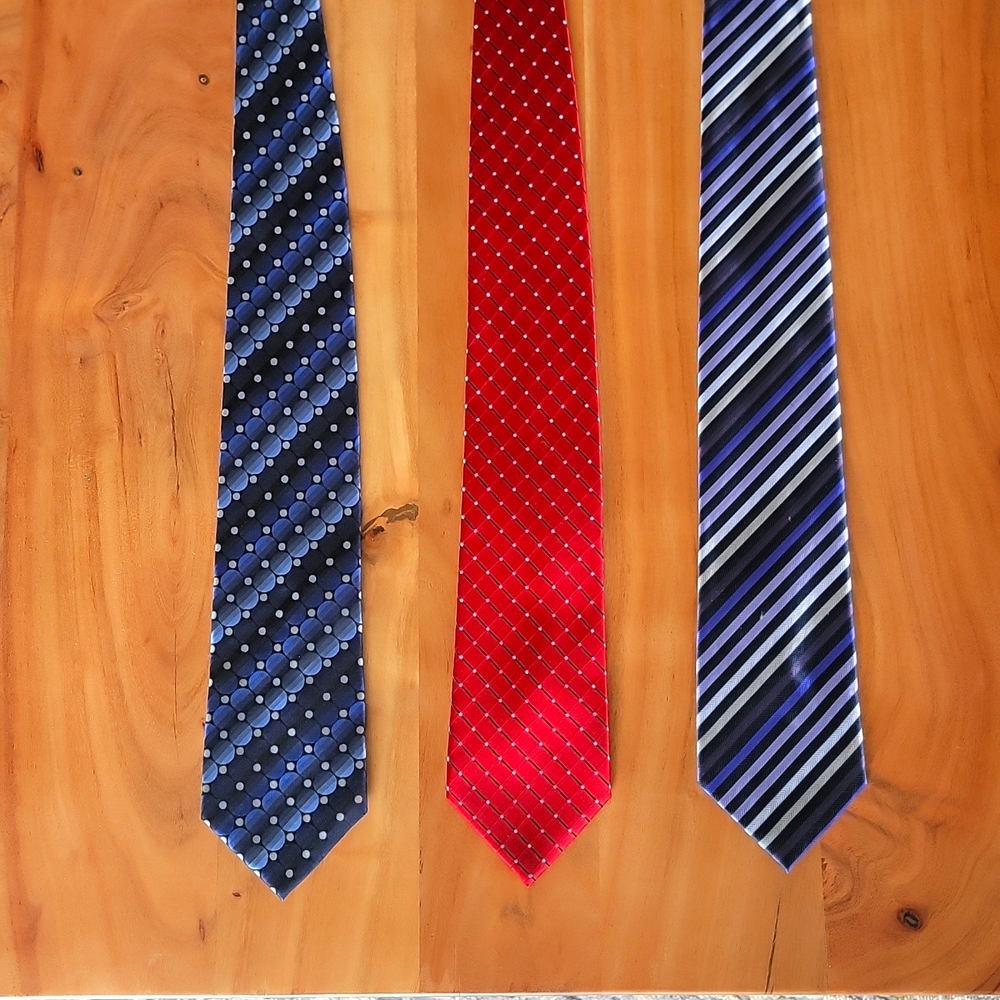 Set of Three Men's Neck Ties